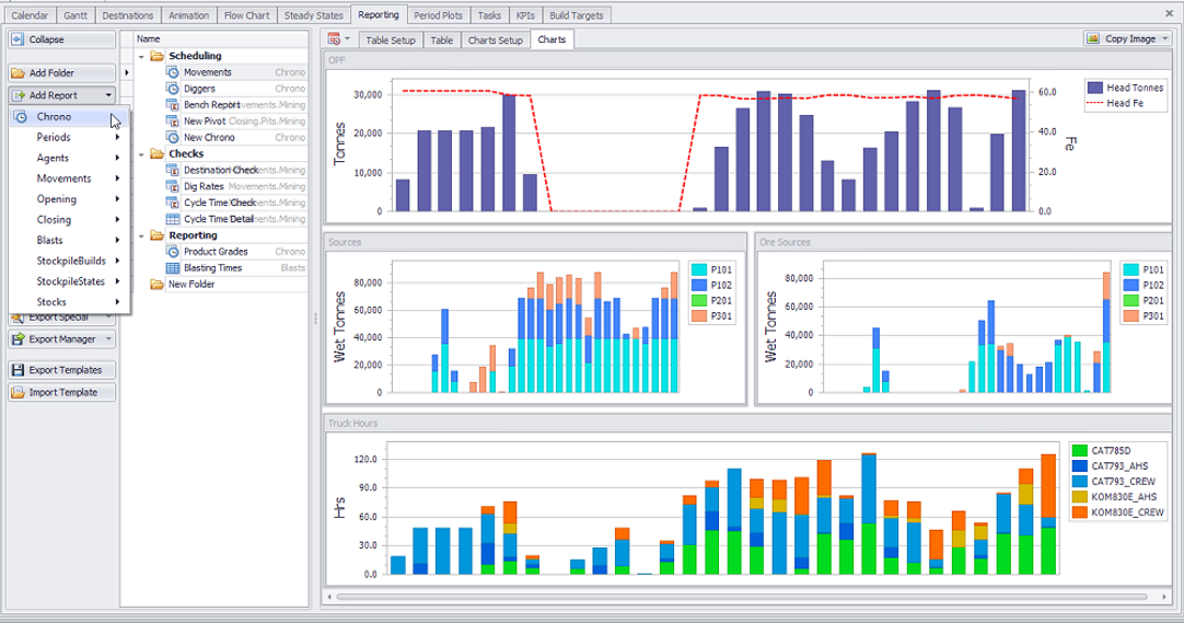 Sample Chrono Summary report