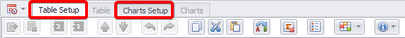 Available and locked tabs of a new Chrono report
