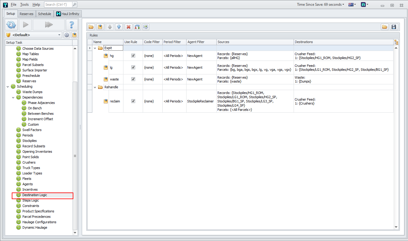 Destination Logic example overview