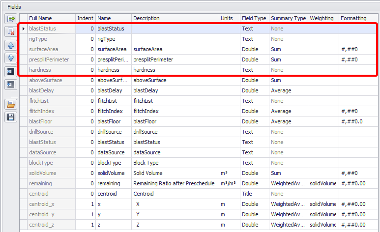 Create Misc fields in the Data Fields > Fields step