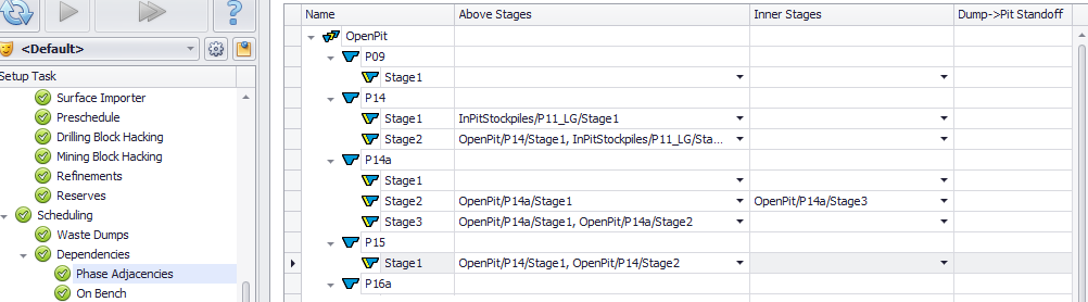 Phase Adjacencies step overview