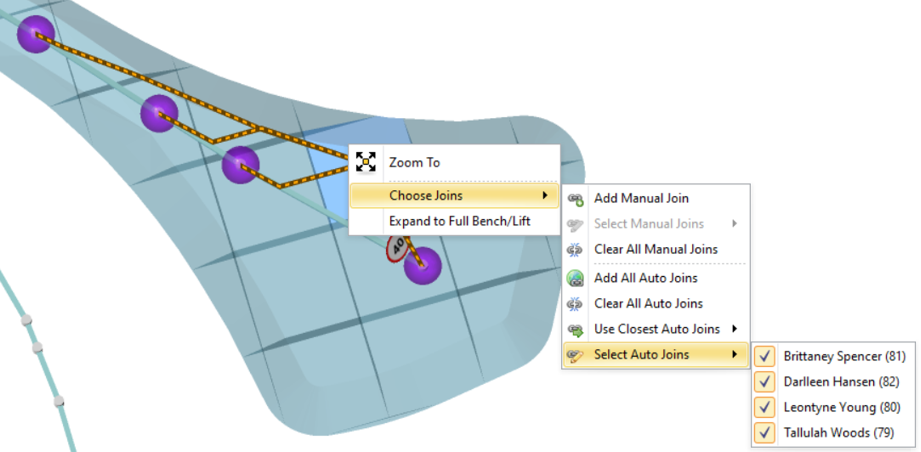 Tick/untick Auto Joins you wish to activate/deactivate