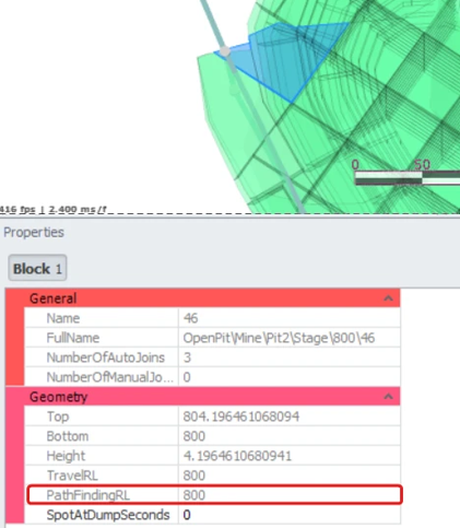 PathFinding RL for the selected block