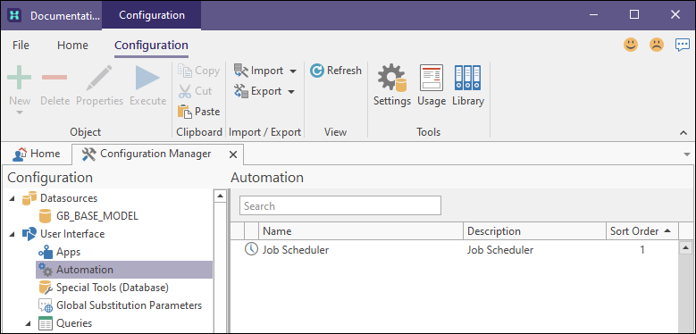 The Geobank Automation component