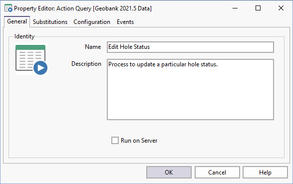 Property Editor: Action Query