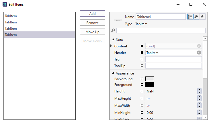 Add tabs to a form (or panel)