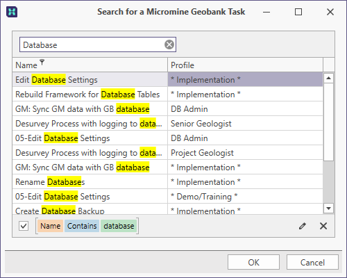 The Serach for a Geboank Task form