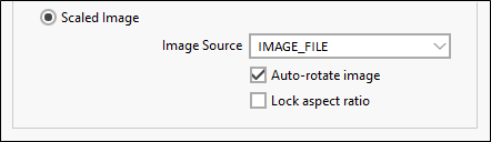 The Scaled Image options on the Fill tab