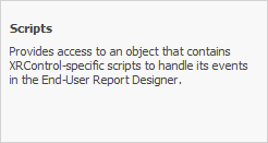 The Help Panel for the Sparkline Scripts option