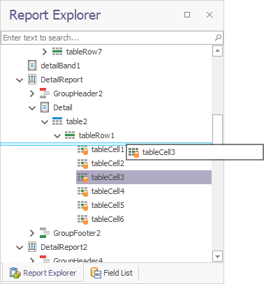 Exercise - Table Reports