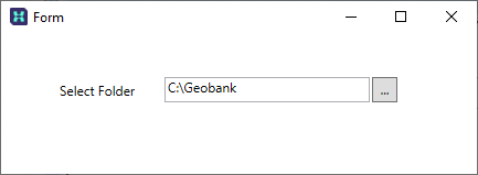 The Folder Picker field on a form