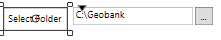 The Folder Picker labelled