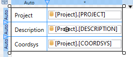Controls bound to data with labels