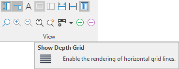 The Show Depth Grid button