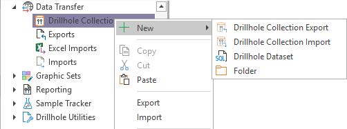 New | Drillhole Collection