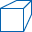 Perspective mode cube icon