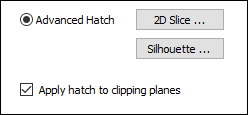 The Advanced Hatch options on the Wireframe form