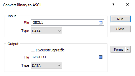 Convert to Text Format
