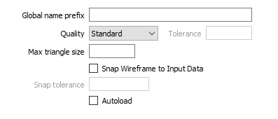 Output settings on the Geology Model form