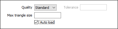 The Quality options on the Output tab of the Vein Network form