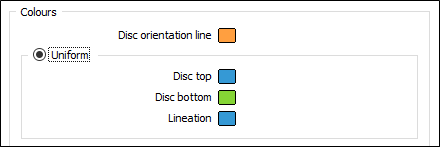 The Uniform Colours options on the Display tab