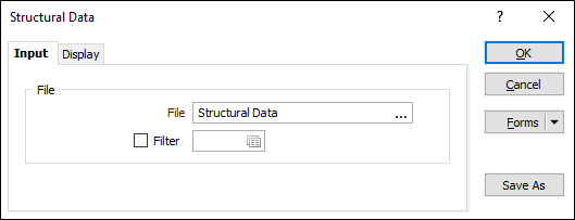 The Structural Data form