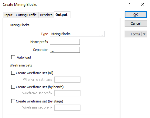 Create Mining Blocks
