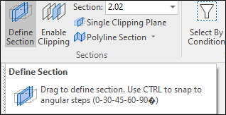 Popup instructional message for interactive tools