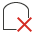 The Delete Round icon