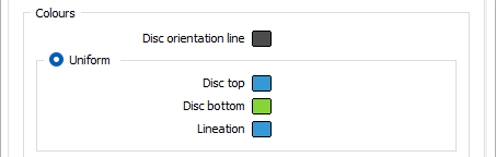 The Uniform Colours options on the Display tab
