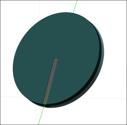 An example of flipped polarity on a structural data disc