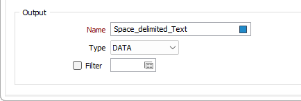 The Output group options
