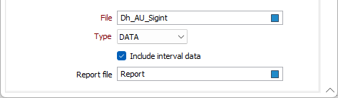 The File options on the Significant Intersections form Output tab