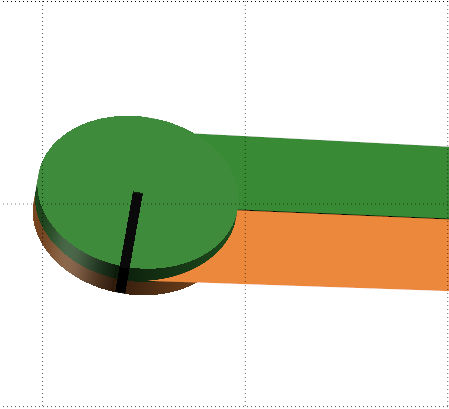 An example of flipped polarity on a structural data disc