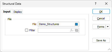 The Structural Data form