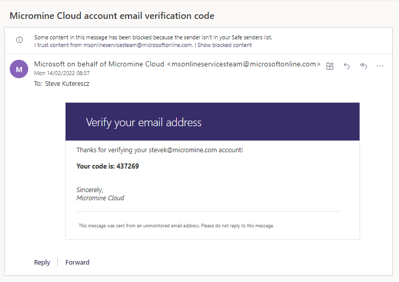 Sign In (Verification)