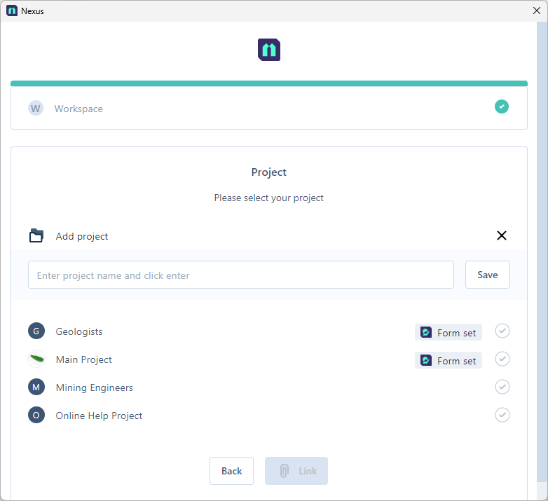 Link Two Projects Link