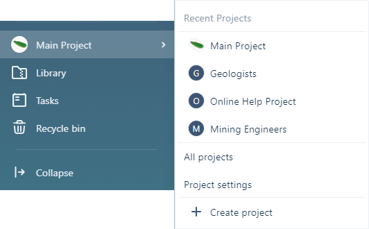 Select Project Select Project