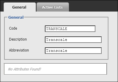 The General attributes on the Create New Integration dialog