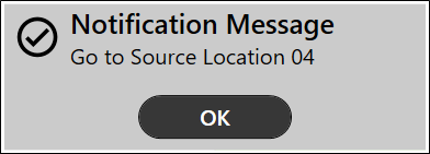 The Text Message notification screen