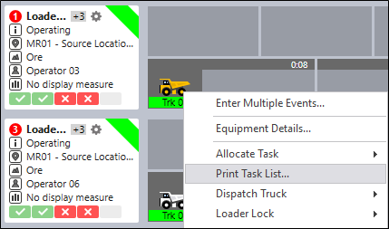 Print Task List