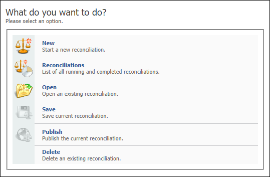 The Materials Management Reconcilliation service
