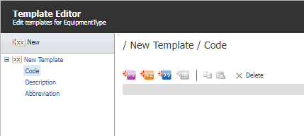 The Template Editor