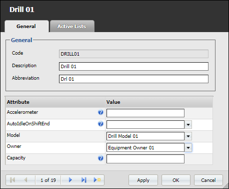 The details of the selected token displayed in a dialog