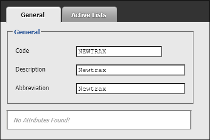 The General attributes on the Create New Integration dialog