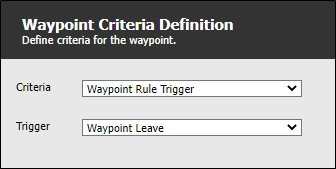 Waypoint Check Waypoint Management