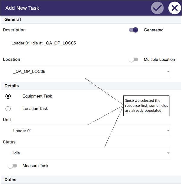 Create New Task