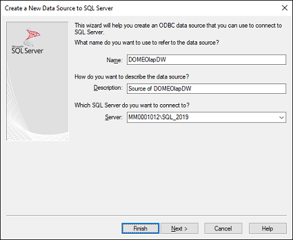 Configure OLAP Cube