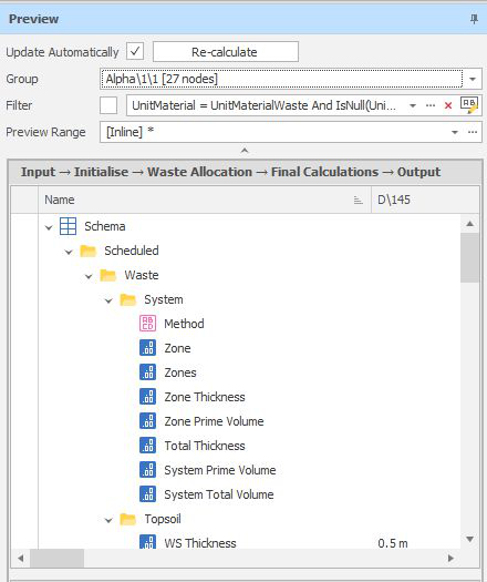 Output Elements