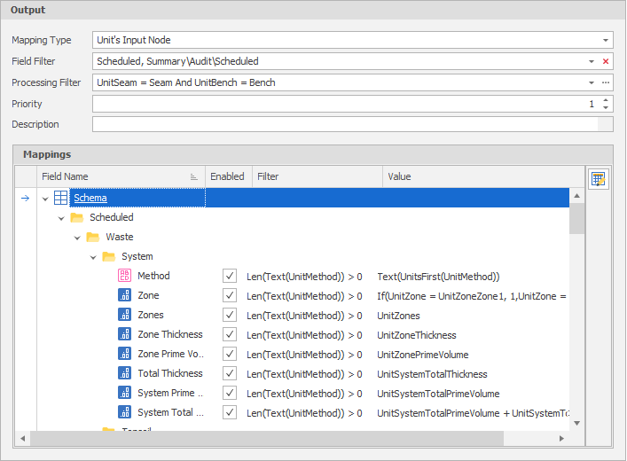 Output Elements
